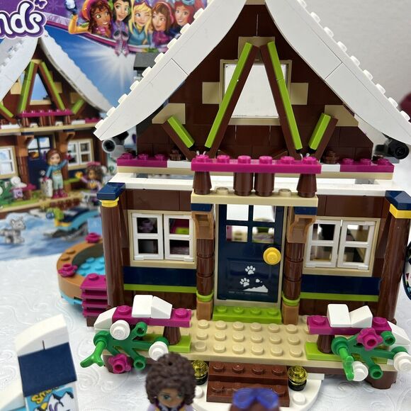 LEGO FRIENDS Snow Resort Chalet 41323 Complete Set With Manual No Box - Picture 9 of 11